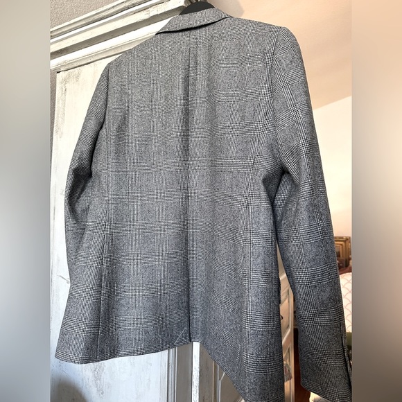 J Crew Grey Vitale Barberis Canonico Wool Women's Ludlow Blazer. NWOT - Picture 6 of 8